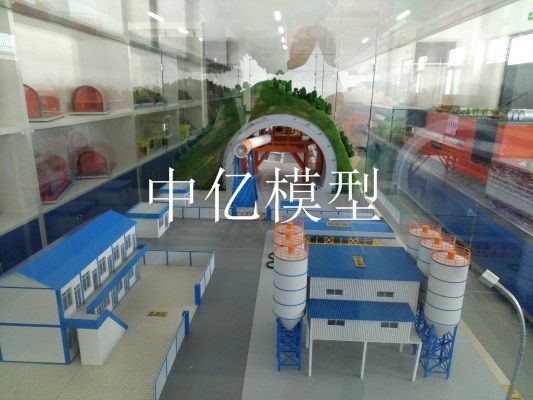 <浙江杭州吉庆山>隧道通风整体布局模型